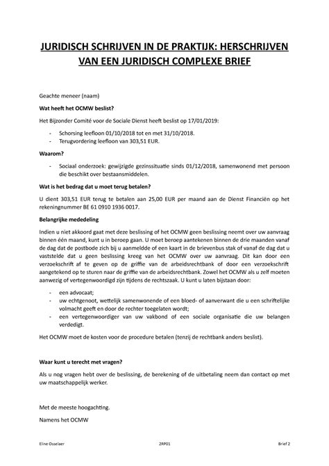 juridisch aangetekend