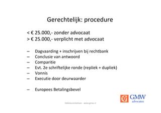 juridische procedure dupliek