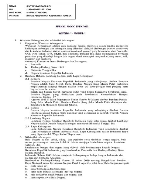 Jurnal Mooc Pppk
