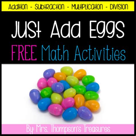 Just Add Eggs Math Mrs Thompsonu0027s Treasures Math Eggs - Math Eggs