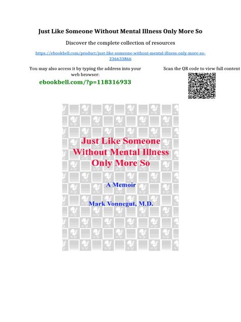 Just Like Someone Without Mental Illness Only More So A Memoir