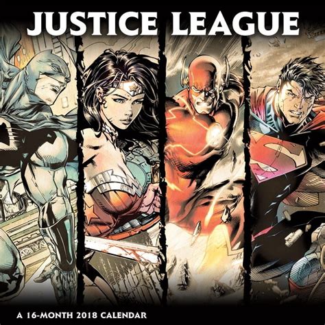 Full Download Justice League Calendar 2018 