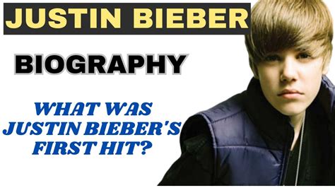 justin biebers biography