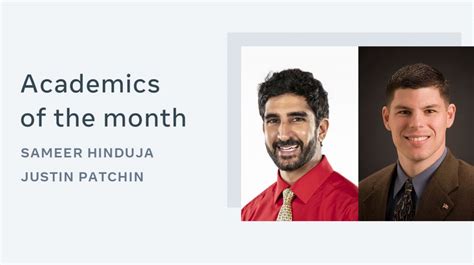 justin w patchin and sameer hinduja biography