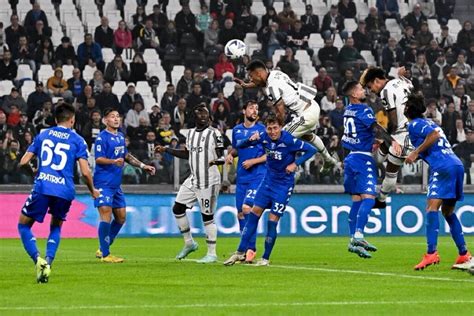 JUVENTUS VS EMPOLI 🪤 Bermain dengan 10 Orang, Juventus Diimbangi Empoli