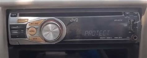 jvc stereo system protect mode