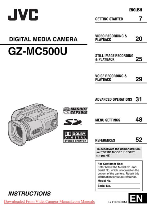 Full Download Jvc Gz Mc500 Manual 