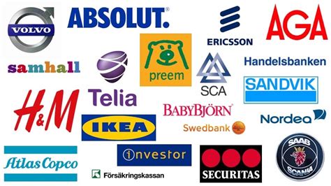 kända svenska loggor