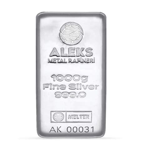 külçe gümüş 1000 gr