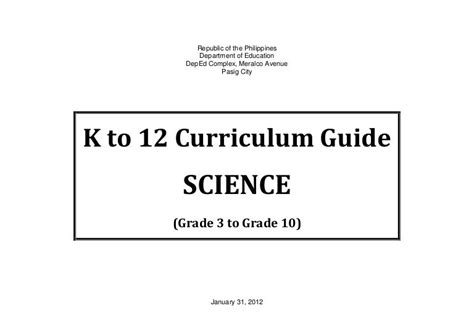 K 12 Science Curriculum Topics By Science Gov Science By Grade Level - Science By Grade Level