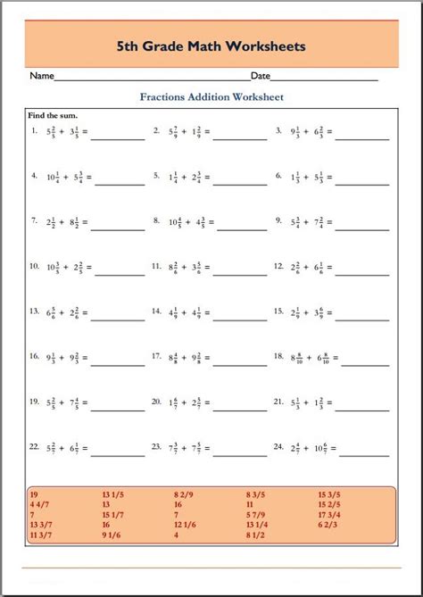 K 5 Math Resources Math 5  - Math 5!