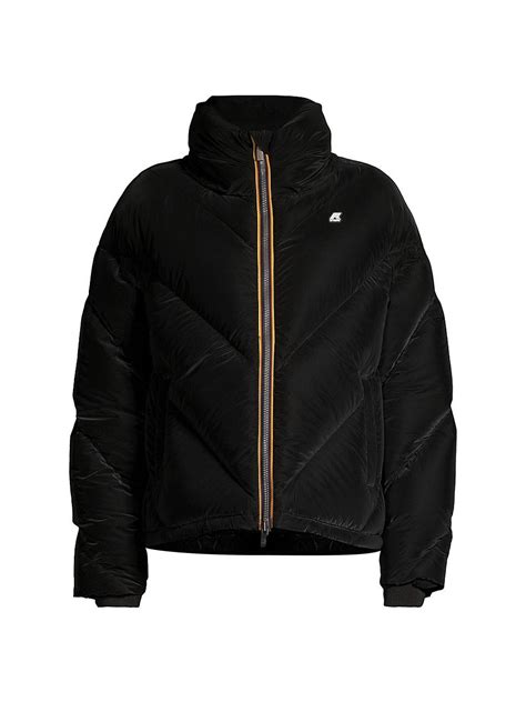 k way black puffer jacket switzerland