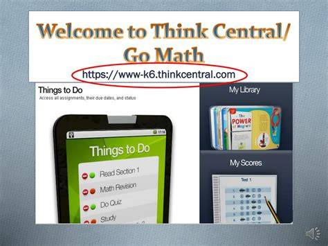 k6 think central for math go math