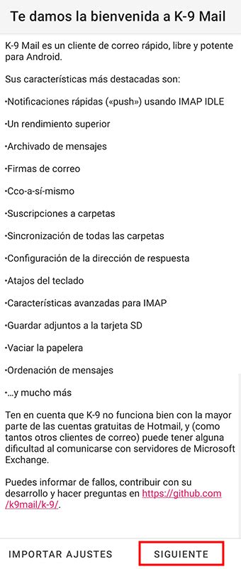 Read K9 Mail Guide 