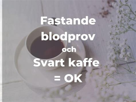 kaffe på fastande mage