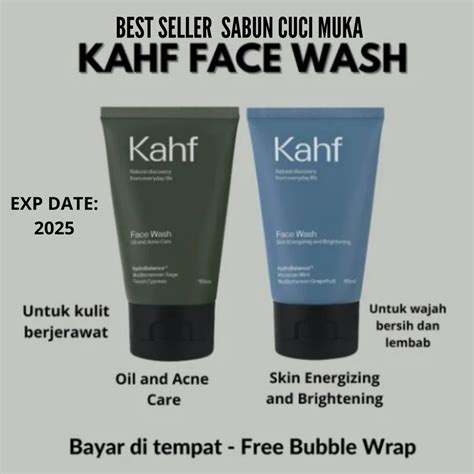 kahf face wash