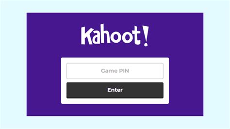 Kahoot Enter Pin