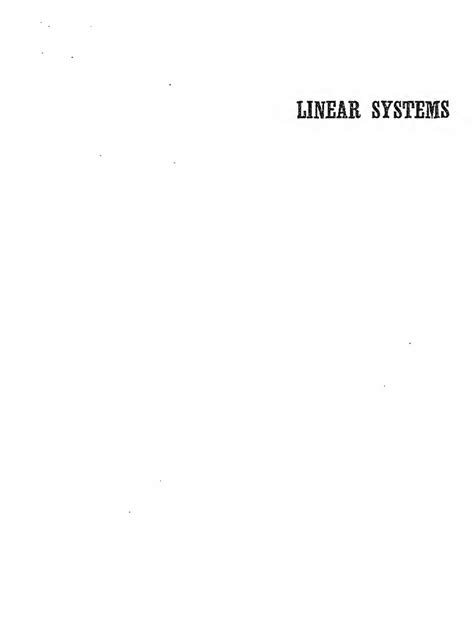 Download Kailath Linear Systems Pdf 