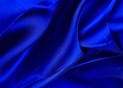 Kain Biru  Fabric Silk Fabric Blue Background And Picture For - Kain Biru