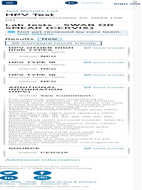 Kaiser Permanente Typing Test