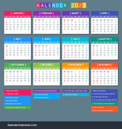 kalender 2023 indonesia