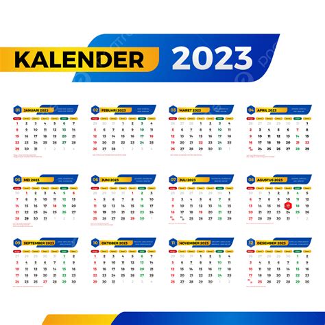 kalender 2023 lengkap