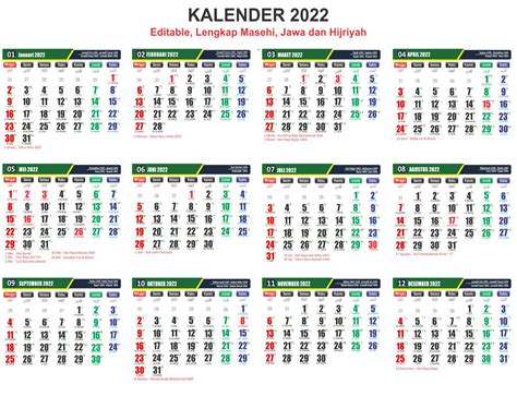 kalender jawa 2022