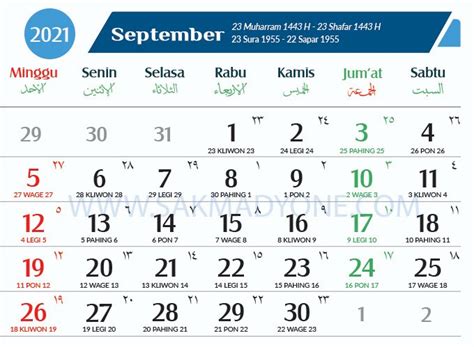 Kalender Jawa September 2021 Tanggalan Jawa Terlengkap Kalender Jawa September 2021 - Kalender Jawa September 2021