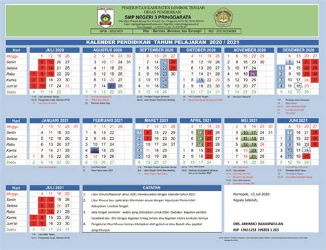 kalender pendidikan 2024 dan 2024 sulawesi utara