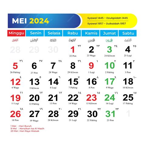 kalender togel jawa mei 2024