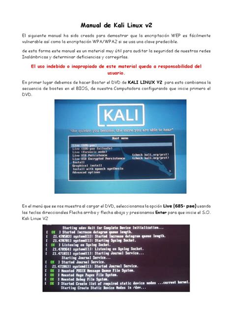 Kali Linux Manual