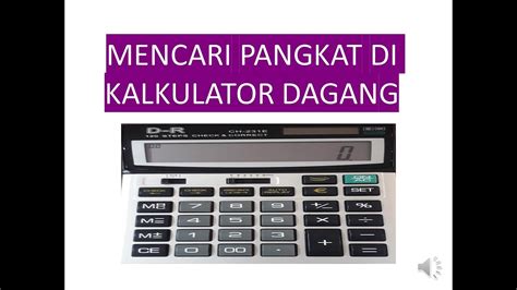 kalkulator pangkat | Maaf OOT Bun mau tanya Sejak kapan