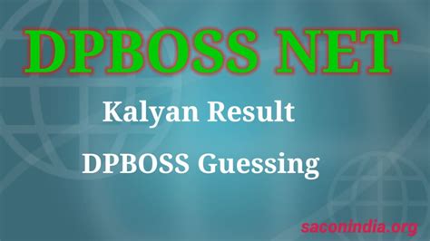 Kalyan Chart Dpboss Net