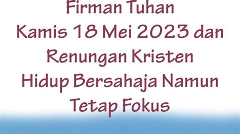 KAMIS 18 MEI 2023 🦦 Tanggal 18 Mei 2023 Memperingati Hari Apa? Cek di Sini!