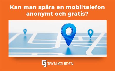kan man spåra en mobiltelefon