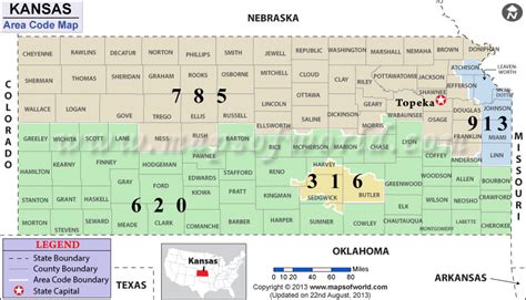 kansas area codes