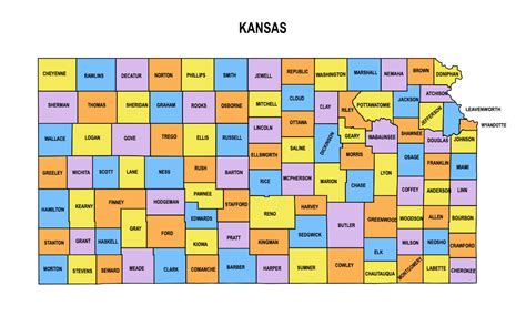 kansas county maps