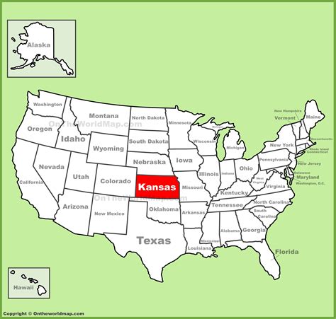 kansas map usa