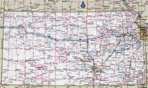 kansas road map