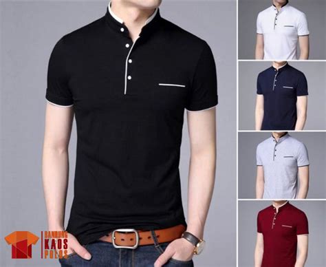 Kaos Berkerah Murah Kualitas Premium Dan Berkualitas Baju Kaos Berkerah - Baju Kaos Berkerah