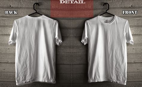 Kaos Depan Belakang  Keepsind Free Mock Up T Shirt Front Back - Kaos Depan Belakang
