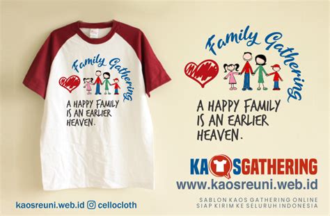 Kaos Gathering Kantor  A Happy Family Contoh Kaos Gathering Kaos Family - Kaos Gathering Kantor