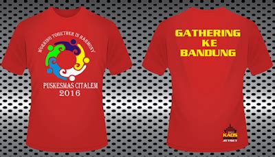 Kaos Gathering  Kaos Gathering Berkerah Bikin Kaos Gathering Konveksi Bandung - Kaos Gathering