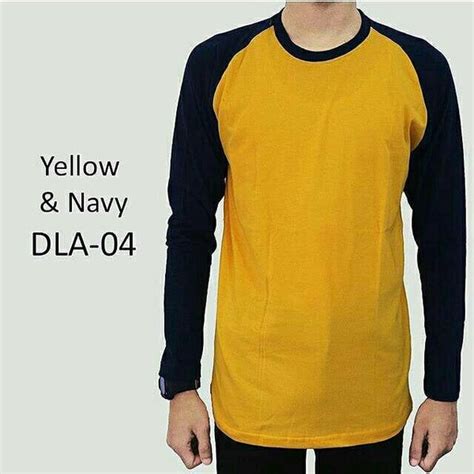 Kaos Olahraga Kuning Raglan Lengan Panjang Konveksi Bandung Warna Kaos Lengan Panjang Yang Bagus - Warna Kaos Lengan Panjang Yang Bagus