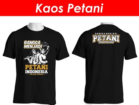 Kaos Petani Milenial Lazada Indonesia Kaos Petani Lengan Panjang - Kaos Petani Lengan Panjang