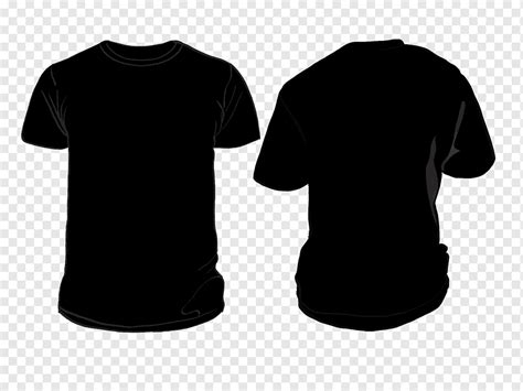 Kaos Png Hitam  Black T Shirt Template Png - Kaos Png Hitam