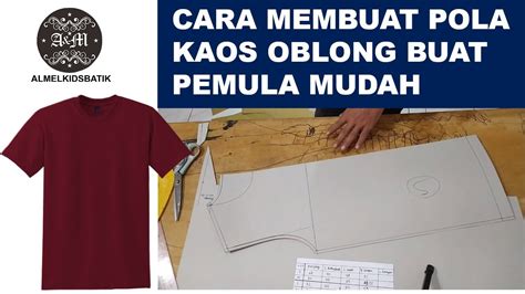Kaos Polos Belakang  Cara Membuat Pola Pattern Kaos Standart Distro Indonesia - Kaos Polos Belakang