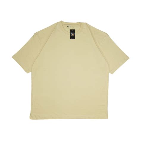Kaos Polos Oversize Tshirt Oversized Cream Beige Pria Mentahan Baju Oversize Depan Belakang - Mentahan Baju Oversize Depan Belakang