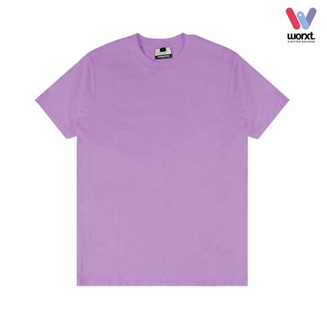 Kaos Warna Lavender  Unisex Purple T Shirt Mock Up T Shirt - Kaos Warna Lavender