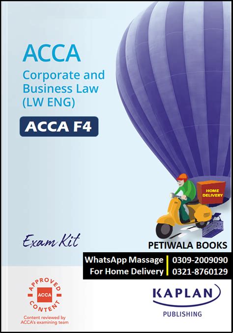 kaplan acca f4 english study text